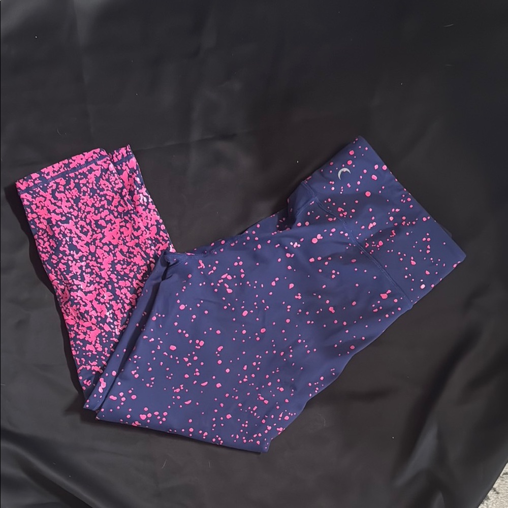 Women’s ZYIA Pink and Blue Patterned Leggings